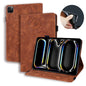 Calf Texture Embossed Leather Tablet Case