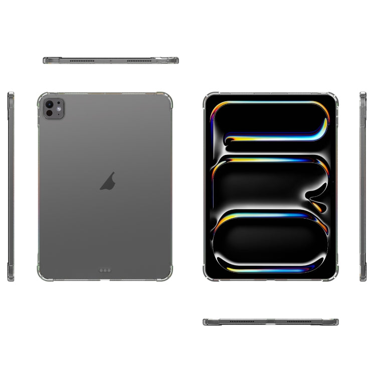 Highly Transparent TPU Full Thicken Corners Shockproof Protective Case, For iPad Pro 13 2025 / 2024, For iPad Pro 11 2025 / 2024, For iPad Air 11 2024 / 2025, For iPad Air 13 2024 / 2025