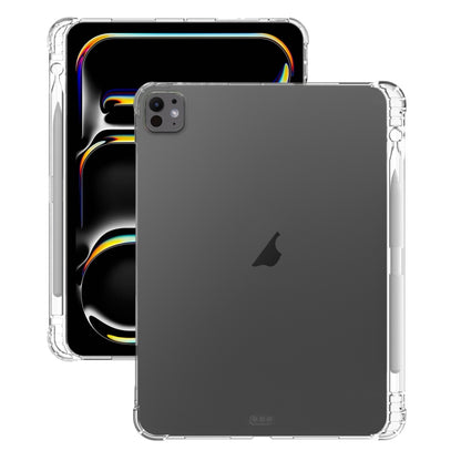 Highly Transparent TPU Full Thicken Corners Shockproof Protective Case with Pen Slot