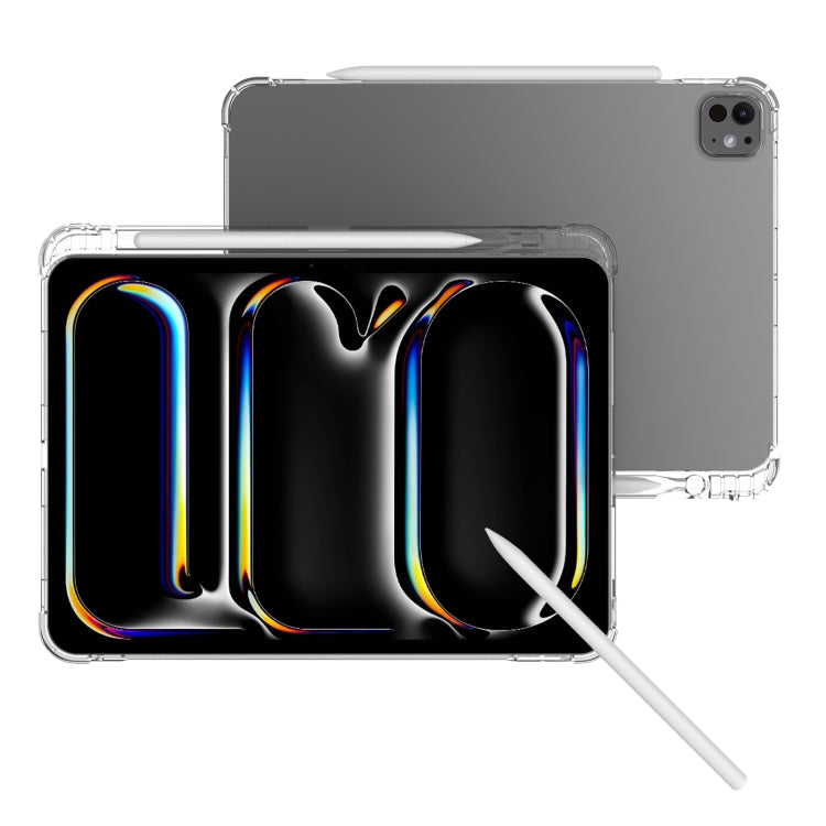 Highly Transparent TPU Full Thicken Corners Shockproof Protective Case with Pen Slot