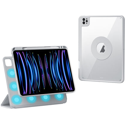 Rotatable Magnetic Detachable Leather Tablet Case with Pen Slot, For iPad mini 6 / mini 2024, For iPad Pro 12.9 2022 / 2021 / 2020, For iPad Pro 11 2022 / Air 10.9 2022, For iPad 10th Gen 10.9 2022