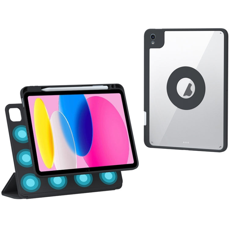 Rotatable Magnetic Detachable Leather Tablet Case with Pen Slot, For iPad mini 6 / mini 2024, For iPad Pro 12.9 2022 / 2021 / 2020, For iPad Pro 11 2022 / Air 10.9 2022, For iPad 10th Gen 10.9 2022