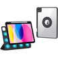 Rotatable Magnetic Detachable Leather Tablet Case with Pen Slot, For iPad mini 6 / mini 2024, For iPad Pro 12.9 2022 / 2021 / 2020, For iPad Pro 11 2022 / Air 10.9 2022, For iPad 10th Gen 10.9 2022