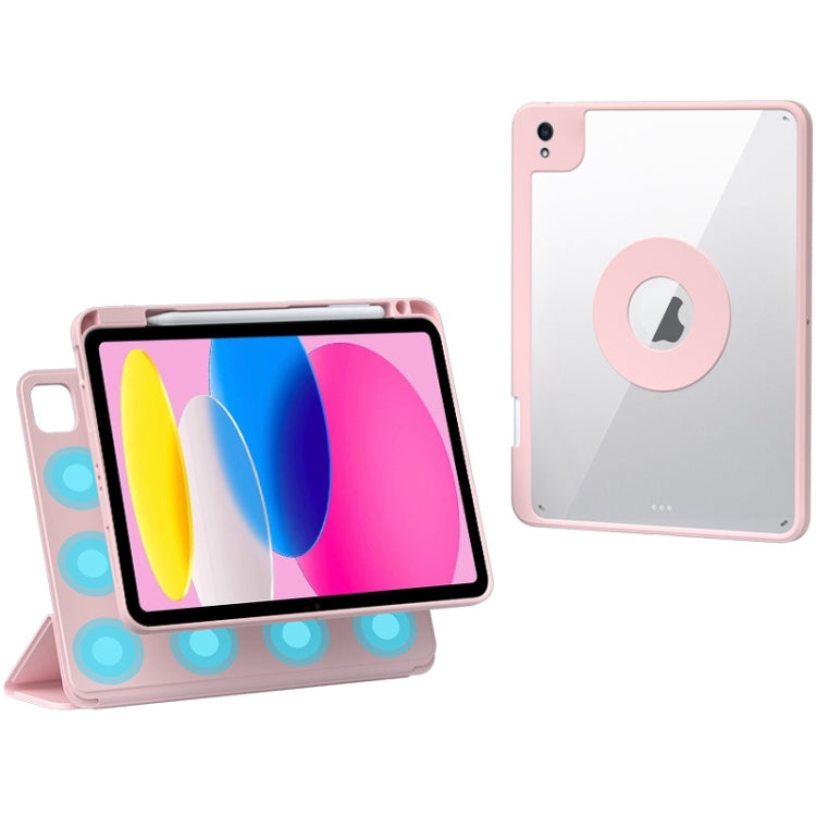 Rotatable Magnetic Detachable Leather Tablet Case with Pen Slot, For iPad mini 6 / mini 2024, For iPad Pro 12.9 2022 / 2021 / 2020, For iPad Pro 11 2022 / Air 10.9 2022, For iPad 10th Gen 10.9 2022