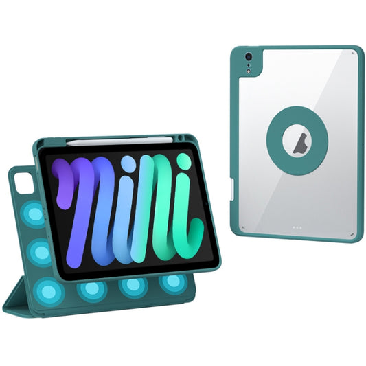 Rotatable Magnetic Detachable Leather Tablet Case with Pen Slot, For iPad mini 6 / mini 2024, For iPad Pro 12.9 2022 / 2021 / 2020, For iPad Pro 11 2022 / Air 10.9 2022, For iPad 10th Gen 10.9 2022