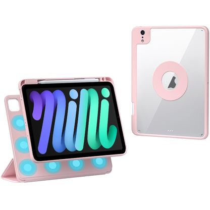 Rotatable Magnetic Detachable Leather Tablet Case with Pen Slot, For iPad mini 6 / mini 2024, For iPad Pro 12.9 2022 / 2021 / 2020, For iPad Pro 11 2022 / Air 10.9 2022, For iPad 10th Gen 10.9 2022