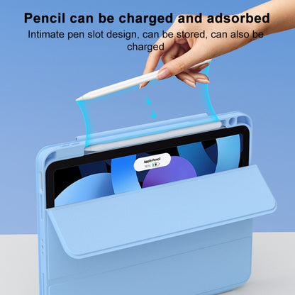 Rotatable Magnetic Detachable Leather Tablet Case with Pen Slot, For iPad 10.2 2021 / Air 10.5