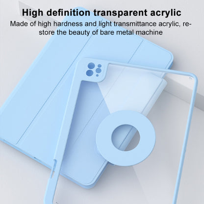 Rotatable Magnetic Detachable Leather Tablet Case with Pen Slot, For iPad mini 6 / mini 2024, For iPad Pro 12.9 2022 / 2021 / 2020, For iPad Pro 11 2022 / Air 10.9 2022, For iPad 10th Gen 10.9 2022