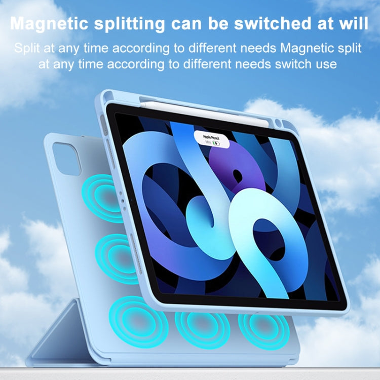 Rotatable Magnetic Detachable Leather Tablet Case with Pen Slot, For iPad mini 6 / mini 2024, For iPad Pro 12.9 2022 / 2021 / 2020, For iPad Pro 11 2022 / Air 10.9 2022, For iPad 10th Gen 10.9 2022