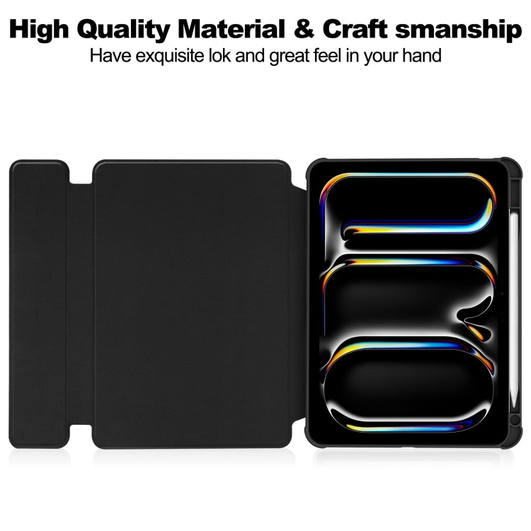 Transparent Rotation Smart Leather Tablet Case