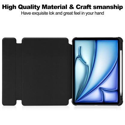 Transparent Rotation Smart Leather Tablet Case, For iPad Air 13 2026 / 2025 / 2024, For iPad Air 11 2026 / 2025 / 2024, For iPad Pro 13 2025 / 2024, For iPad Pro 11 2025 / 2024