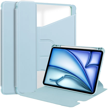 Transparent Rotation Smart Leather Tablet Case, For iPad Air 13 2026 / 2025 / 2024, For iPad Air 11 2026 / 2025 / 2024, For iPad Pro 13 2025 / 2024, For iPad Pro 11 2025 / 2024