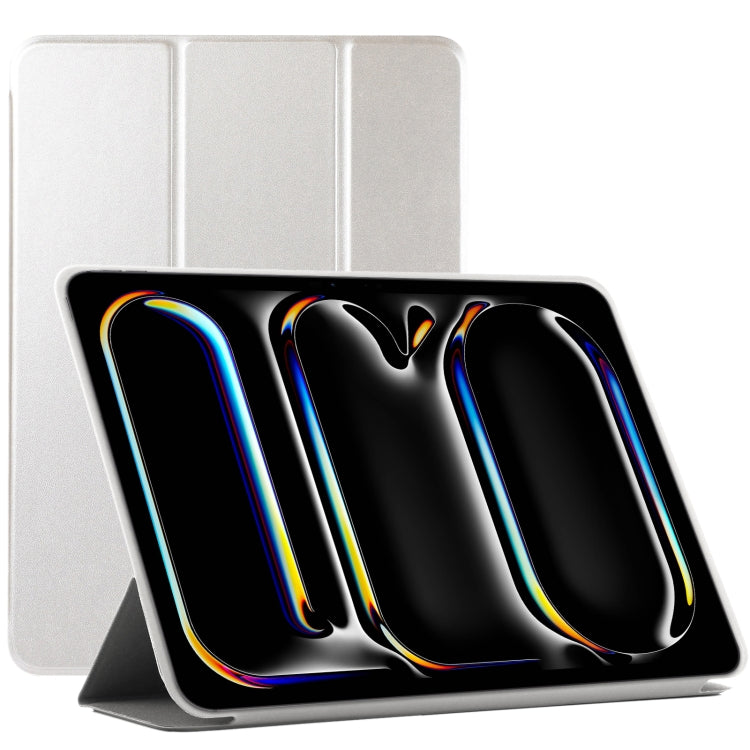 Double-sided Clip Non-buckle Magnetic PU Smart Tablet Case, For iPad Air 11 2026 / 2025 / 2024, For iPad Pro 13 2025 / 2024