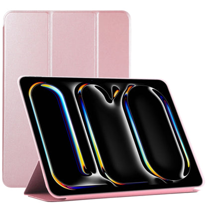 Double-sided Clip Non-buckle Magnetic PU Smart Tablet Case