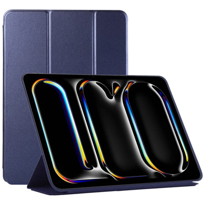 Double-sided Clip Non-buckle Magnetic PU Smart Tablet Case
