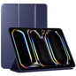Double-sided Clip Non-buckle Magnetic PU Smart Tablet Case