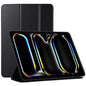 Double-sided Clip Non-buckle Magnetic PU Smart Tablet Case