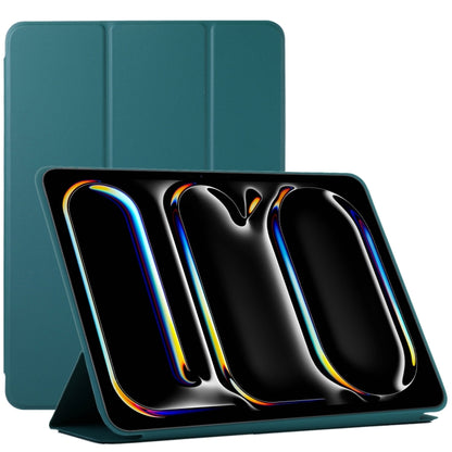 Double-sided Clip Non-buckle Magnetic PU Smart Tablet Case