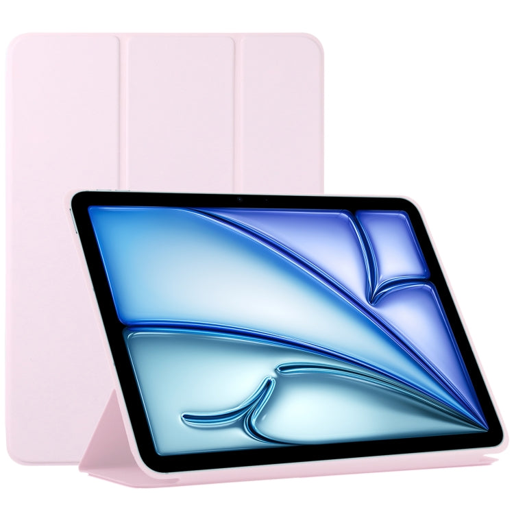 Double-sided Clip Non-buckle Magnetic PU Smart Tablet Case, For iPad Air 11 2026 / 2025 / 2024, For iPad Pro 13 2025 / 2024