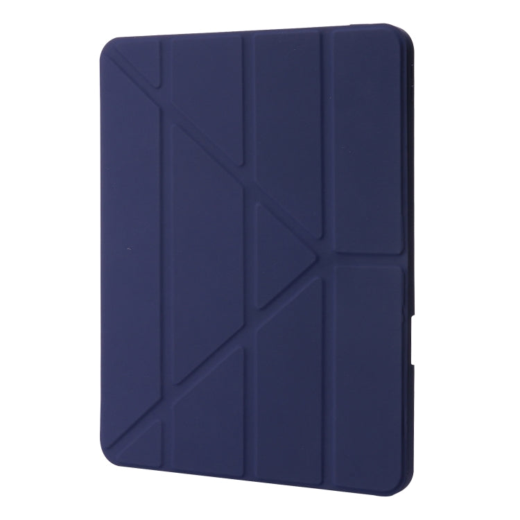 Deformation Transparent Acrylic Leather Tablet Case