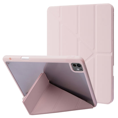 Deformation Transparent Acrylic Leather Tablet Case, For iPad Air 11 2026 / 2025 / 2024, For iPad Pro 13 2025 / 2024, For iPad Pro 11 2025 / 2024