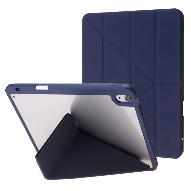 Deformation Transparent Acrylic Leather Tablet Case, For iPad Air 11 2026 / 2025 / 2024, For iPad Pro 13 2025 / 2024, For iPad Pro 11 2025 / 2024