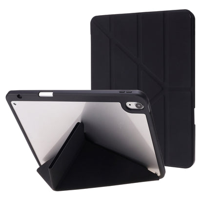 Deformation Transparent Acrylic Leather Tablet Case