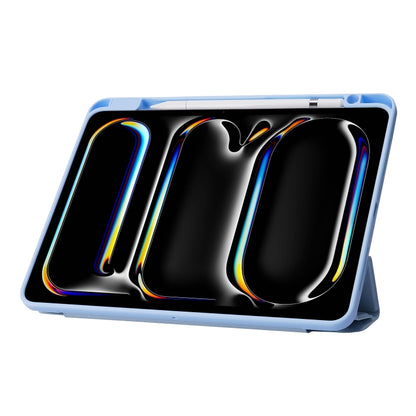 Deformation Transparent Acrylic Leather Tablet Case