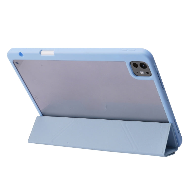 Deformation Transparent Acrylic Leather Tablet Case, For iPad Air 11 2026 / 2025 / 2024, For iPad Pro 13 2025 / 2024, For iPad Pro 11 2025 / 2024