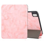 Three-fold Marble Texture Protective Tablet Case with Pen Slot, For iPad Air 11 2024 / 2025 / 2026