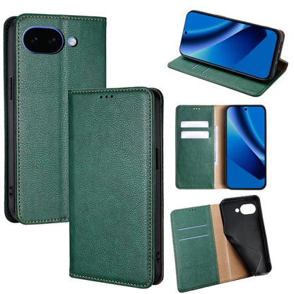 Gloss Oil Solid Color Magnetic Leather Phone Case, For Google Pixel 10a, For Google Pixel 9 Pro XL, For Google Pixel 9, For Google Pixel 8a
