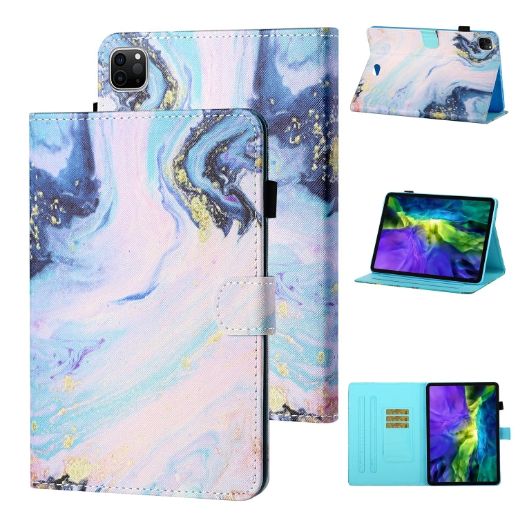 Coloured Drawing Stitching Smart Leather Tablet Case, For iPad Pro 11 2025 / 2024