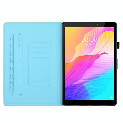 Stitching Gradient Smart Leather Tablet Case