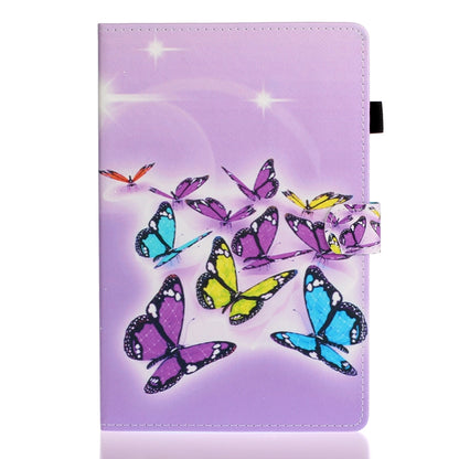 Coloured Drawing Stitching Smart Leather Tablet Case, For iPad Pro 11 2025 / 2024