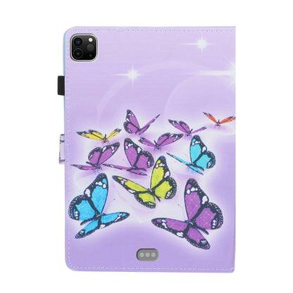 Coloured Drawing Stitching Smart Leather Tablet Case, For iPad Pro 11 2025 / 2024