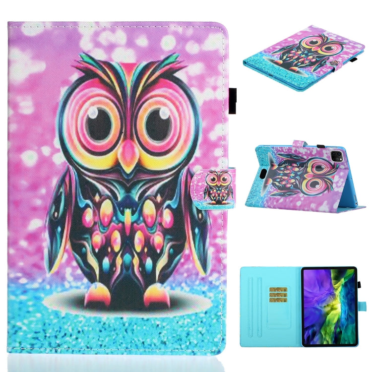 Coloured Drawing Stitching Smart Leather Tablet Case, For iPad Pro 11 2025 / 2024