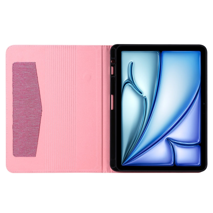 Fabric Leather Tablet Case, For iPad Air 13 2026 / 2025 / 2024, For iPad Air 11 2026 / 2025 / 2024, For iPad Pro 13 2025 / 2024, For iPad Pro 11 2025 / 2024