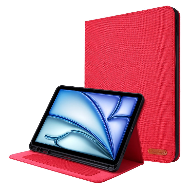 Fabric Leather Tablet Case, For iPad Air 13 2026 / 2025 / 2024, For iPad Air 11 2026 / 2025 / 2024, For iPad Pro 13 2025 / 2024, For iPad Pro 11 2025 / 2024