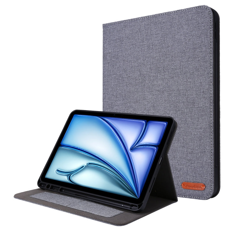Fabric Leather Tablet Case, For iPad Air 13 2026 / 2025 / 2024, For iPad Air 11 2026 / 2025 / 2024, For iPad Pro 13 2025 / 2024, For iPad Pro 11 2025 / 2024
