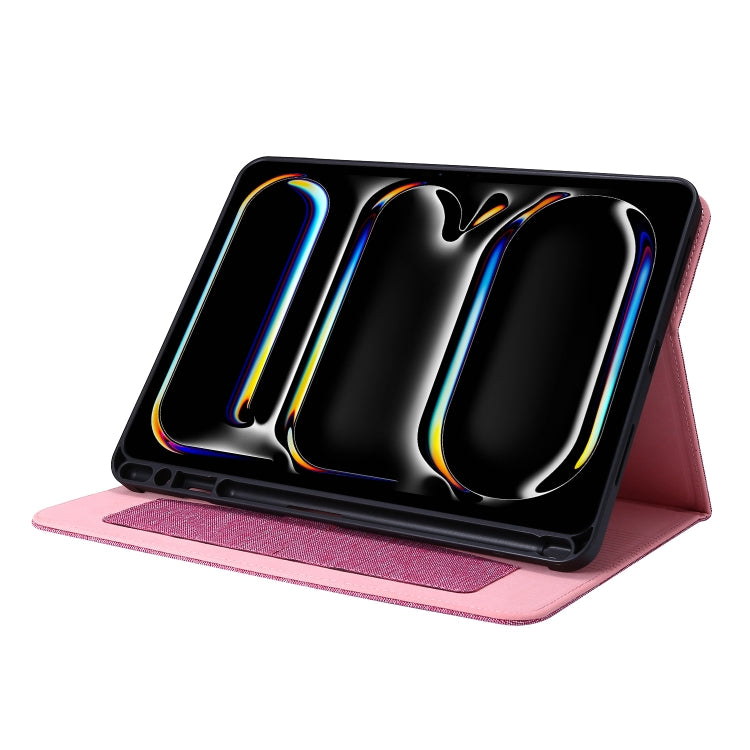 Fabric Leather Tablet Case, For iPad Pro 13 2025 / 2024, For iPad Pro 11 2025 / 2024, For iPad Air 11 2025 / 2024, For iPad Air 13 2025 / 2024