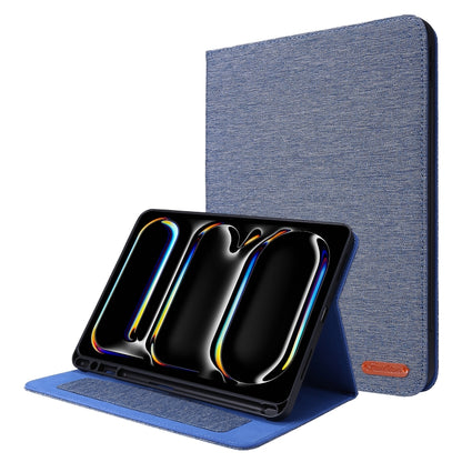 Fabric Leather Tablet Case, For iPad Pro 13 2025 / 2024, For iPad Pro 11 2025 / 2024, For iPad Air 11 2025 / 2024, For iPad Air 13 2025 / 2024