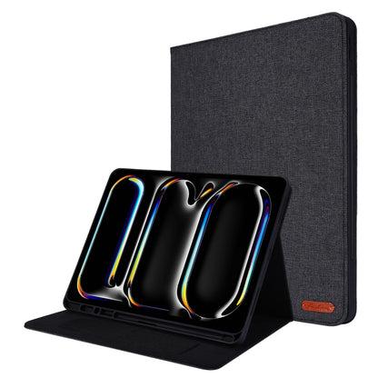 Fabric Leather Tablet Case, For iPad Air 13 2026 / 2025 / 2024, For iPad Air 11 2026 / 2025 / 2024, For iPad Pro 13 2025 / 2024, For iPad Pro 11 2025 / 2024