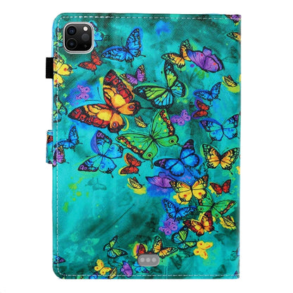 Coloured Drawing Stitching Smart Leather Tablet Case, For iPad Pro 11 2025 / 2024