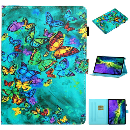 Coloured Drawing Stitching Smart Leather Tablet Case, For iPad Pro 11 2025 / 2024