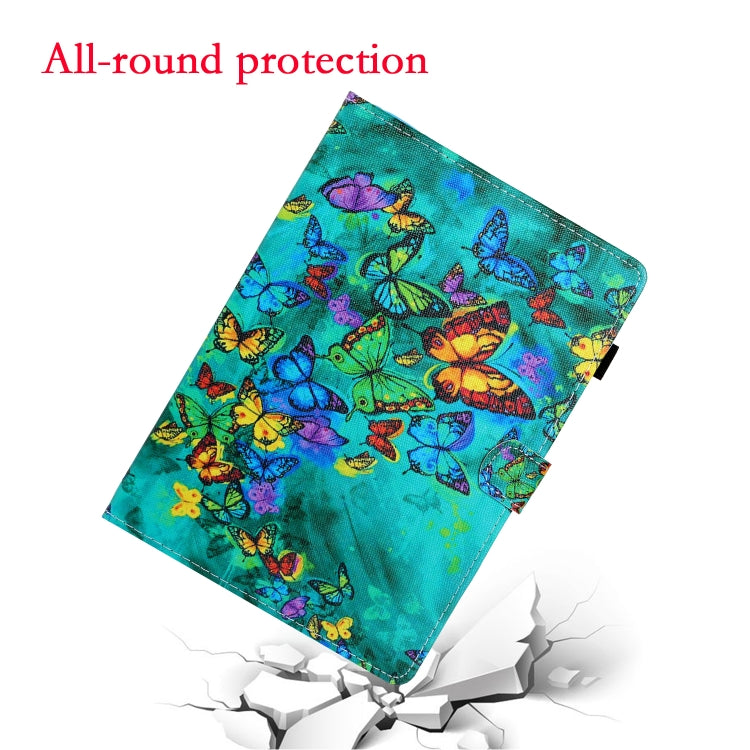 Coloured Drawing Stitching Smart Leather Tablet Case, For iPad Pro 11 2025 / 2024
