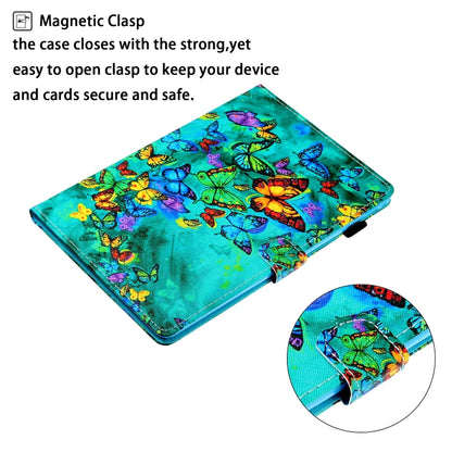 Coloured Drawing Stitching Smart Leather Tablet Case, For iPad Pro 11 2025 / 2024
