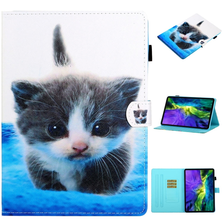 Coloured Drawing Stitching Smart Leather Tablet Case, For iPad Pro 11 2025 / 2024
