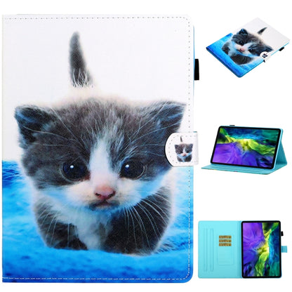 Coloured Drawing Stitching Smart Leather Tablet Case, For iPad Pro 11 2025 / 2024
