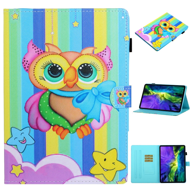 Coloured Drawing Stitching Smart Leather Tablet Case, For iPad Pro 11 2025 / 2024