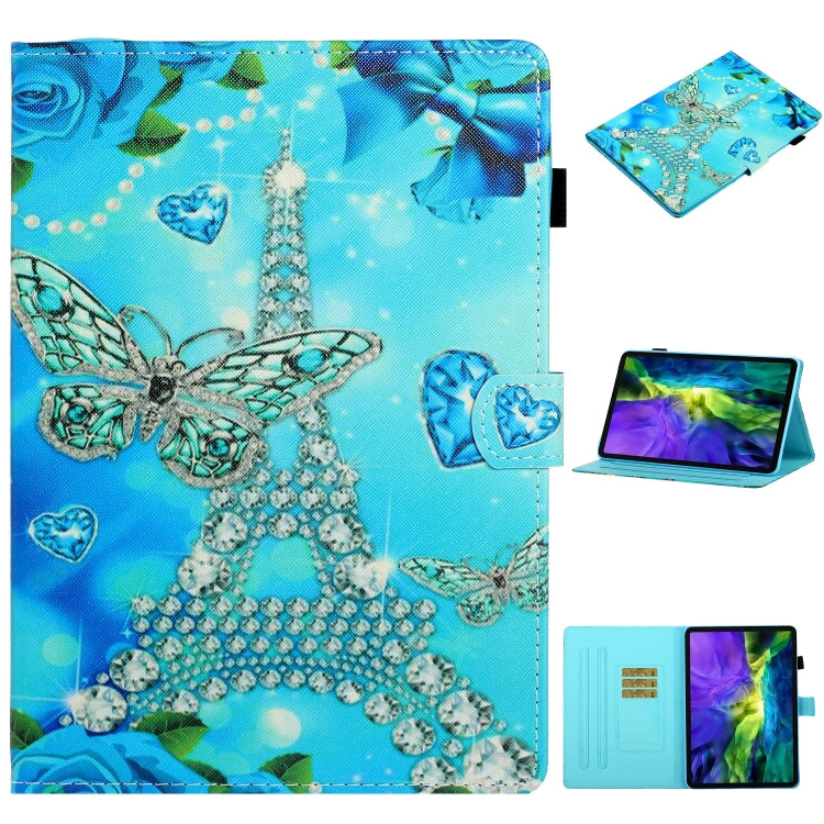 Coloured Drawing Stitching Smart Leather Tablet Case, For iPad Pro 11 2025 / 2024